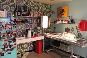 Zach's photo studio kitchen